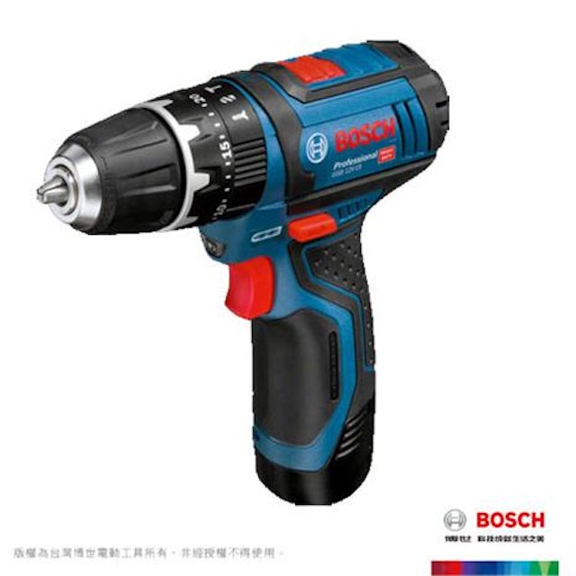 Bosch博世 充電式震動電鑽 GSB 12-2-LI Professional 1