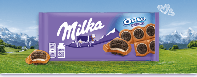 Milka  OREO 風味巧克力 1