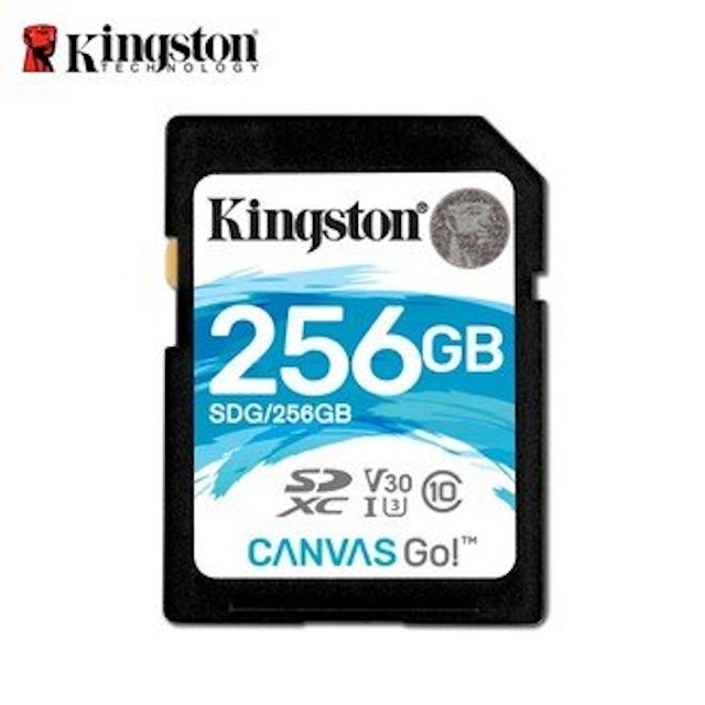 Kingston金士頓  Canvas GO! Plus UHS-I 256GB 記憶卡 1
