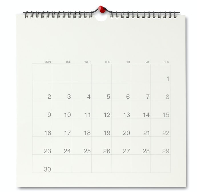 月曆：方便管理預定行程