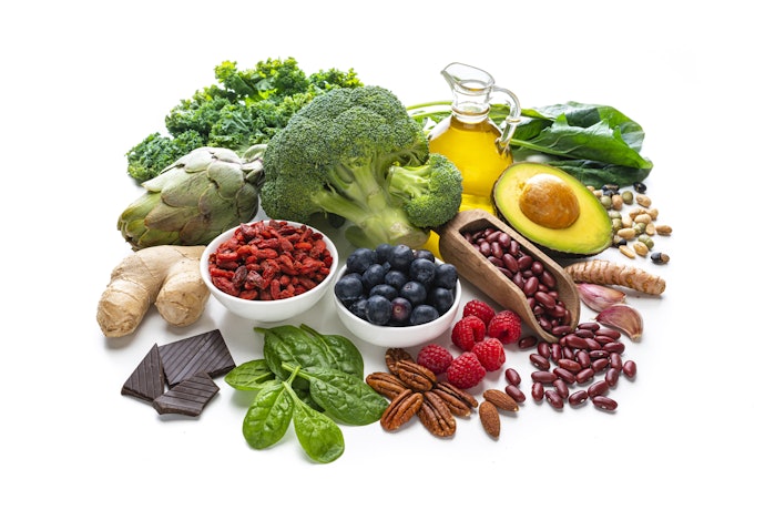 飲食中缺少蔬菜：請選含有「膳食纖維」者