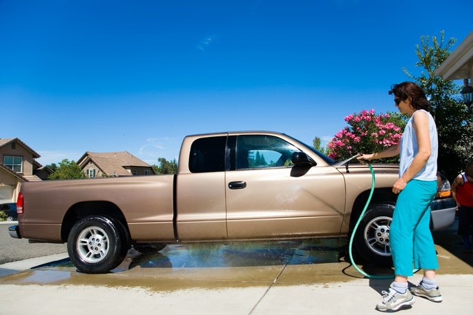 洗車用水管：將車子一圈的周長加上預留折彎空間