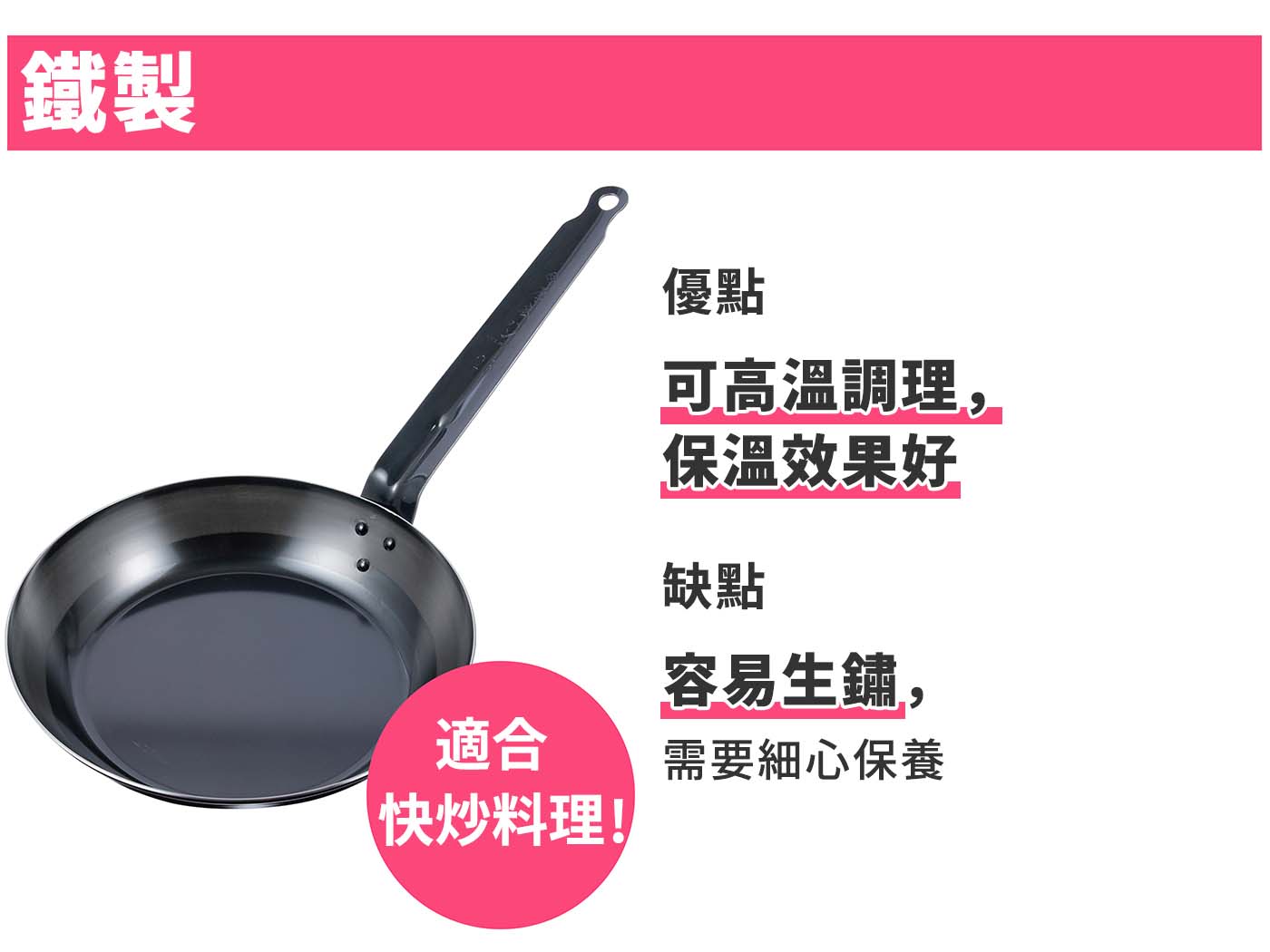 富セレン康鉄鍋炒め鍋はコーティングされていない家庭用キッチン平底鍋具