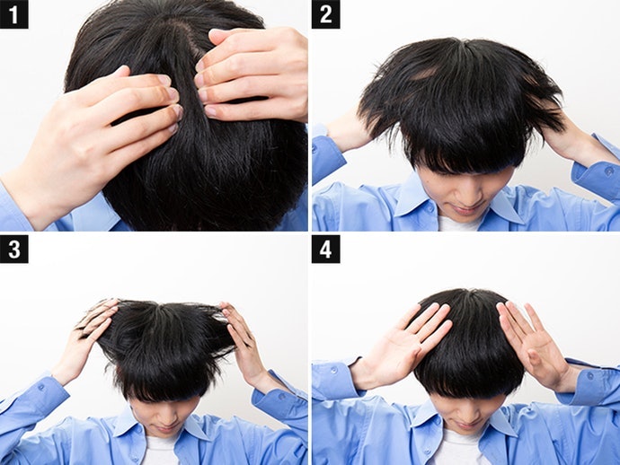 切勿大力摩擦頭髮，沖洗以3～5分為基準