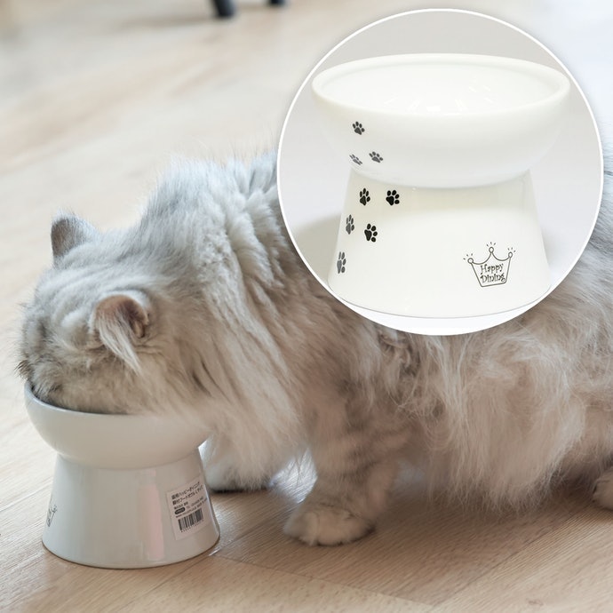 【實測結果】貓碗本體自帶加高設計最方便