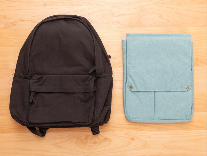 後背包型：用於整頓缺乏收納空間的後背包