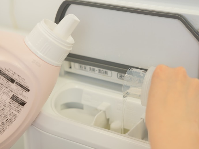 液態洗衣皂：滾筒式洗衣機也適用