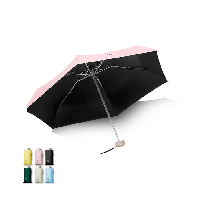 傘霸  UPF50+超防曬降溫抗UV迷你黑膠晴雨傘 1