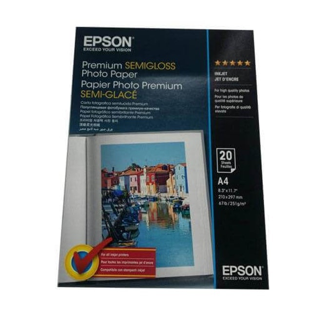 EPSON  頂級柔光相片紙 1