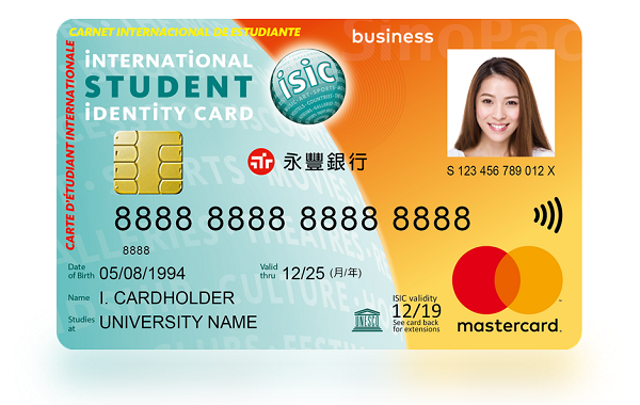 永豐銀行 國際學生證Debit卡 1