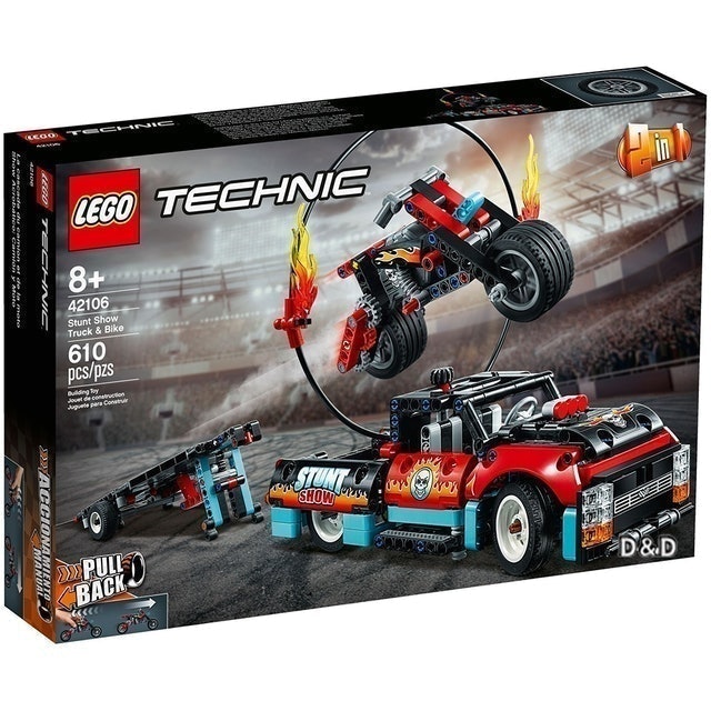 LEGO LEGO TECHNIC 特技表演卡車&摩托車 1