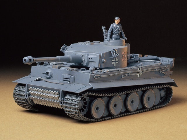 TAMIYA田宮 Tiger I 二戰德軍虎式坦克初期型 1