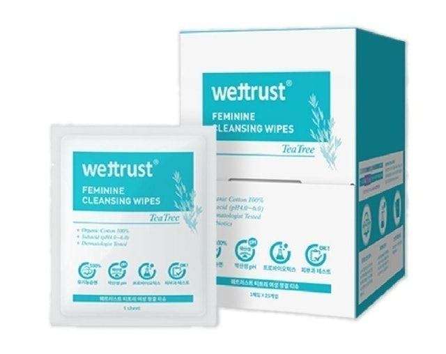 wettrust衛司特 茶樹精油私密護膚巾 1