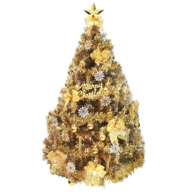 摩達客  豪華版氣質霧金系裝飾聖誕樹 1