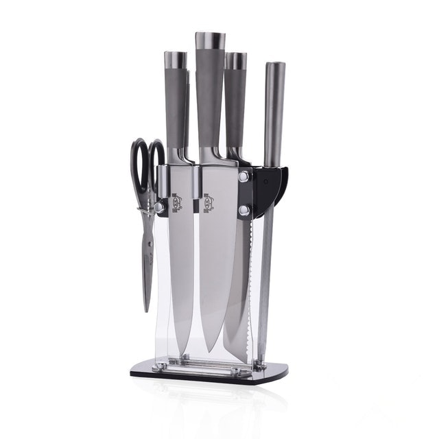 固鋼 職人料理系列不鏽鋼刀具8件組 1
