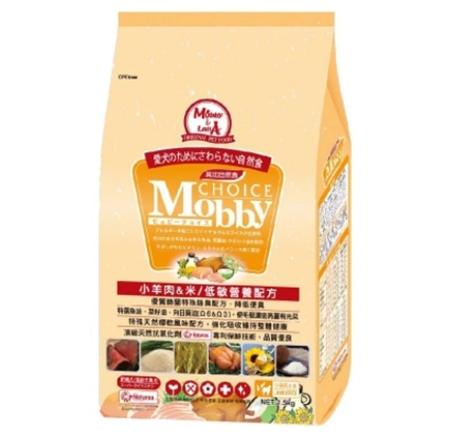 Mobby莫比 羊肉&米 肥滿犬/高齡犬專業配方 1