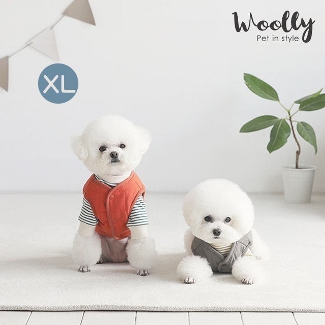 Woolly 瑞比韓系寵物鋪棉背心 1