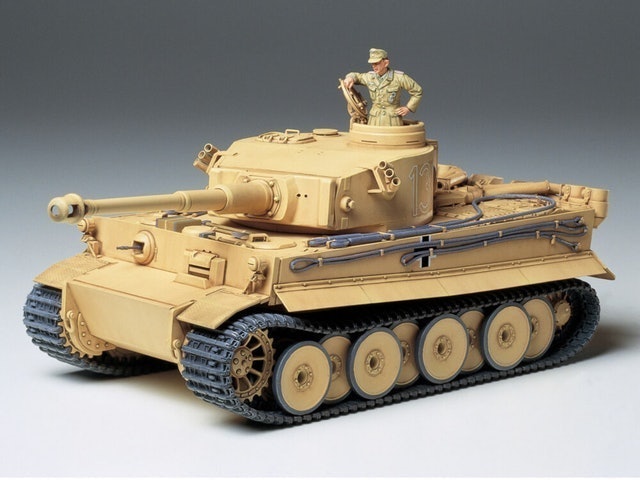 TAMIYA田宮 Tiger I 德國裝甲坦克 極初期型 1