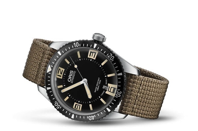 ORIS豪利時 Divers Sixty-Five 1965復刻潛水機械錶 1