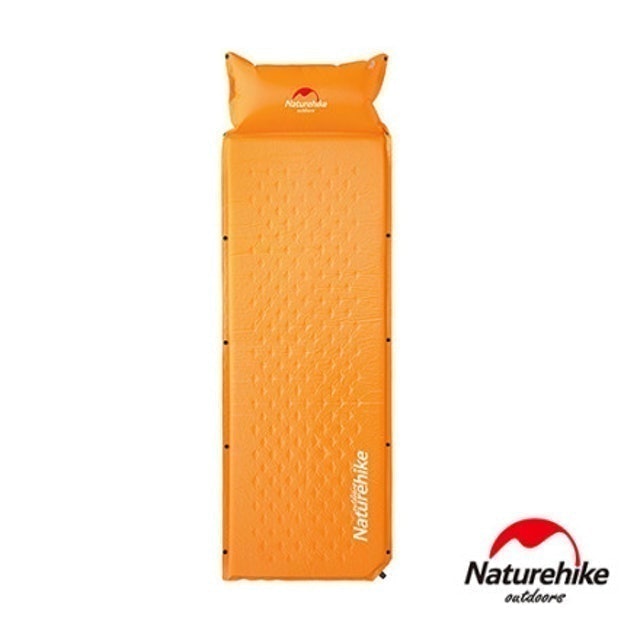 Naturehike 自動充氣 帶枕式單人睡墊 1