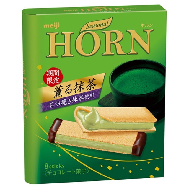 明治 HORN餅乾 抹茶口味 1