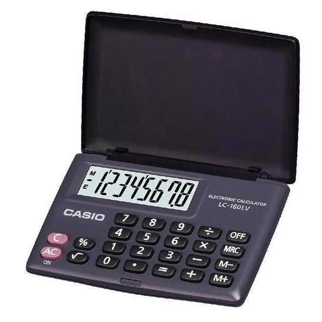 CASIO 8位數攜帶型國考計算機 1