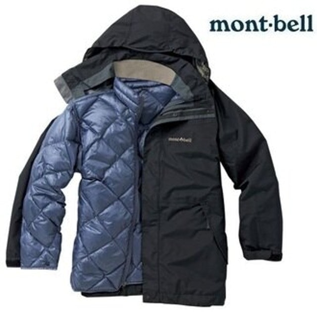 mont-bell Gore-tex 男款防水兩件式外套 1