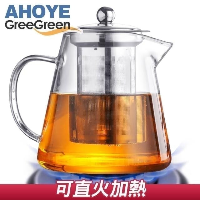 GreeGreen  耐熱加厚玻璃泡茶壺 1