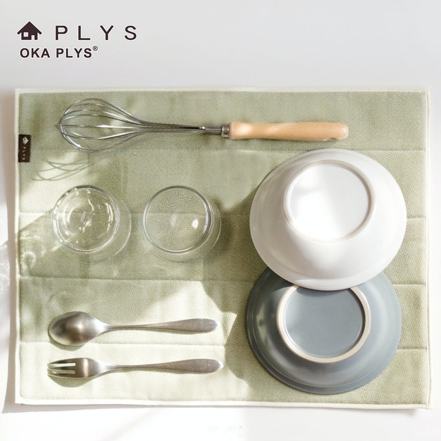 OKA 日製PLYS梅炭和紙速乾消臭鍋壺餐具吸水墊 1
