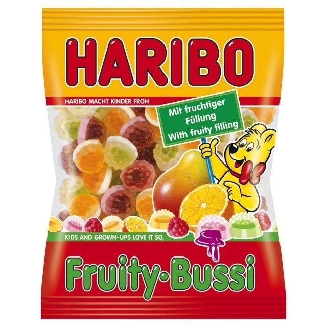 HARIBO哈瑞寶 Fruity Bussi 水果風味夾心Q軟糖 1