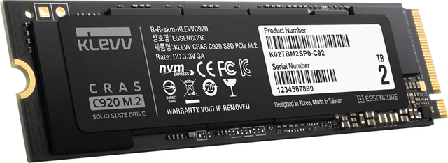 KLEVV科賦 CRAS C920 SSD M.2 NVMe PCIe Gen4x4 固態硬碟 1