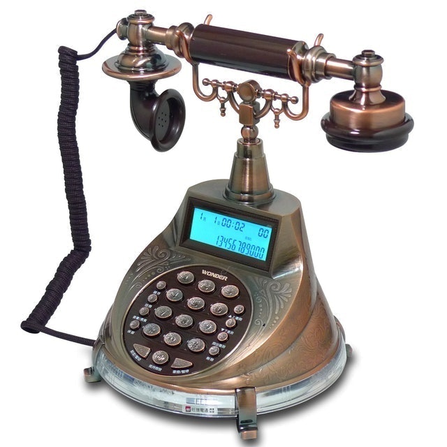 WONDER旺德 仿古來電顯示電話機 1