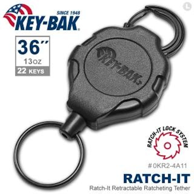 KEY BAK RATCH-IT 鎖定系列 36″超級負重伸縮鑰匙圈 1