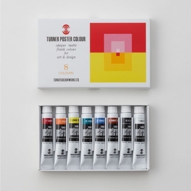 德蘭 Turner 專家級 管狀廣告顏料盒裝組 1
