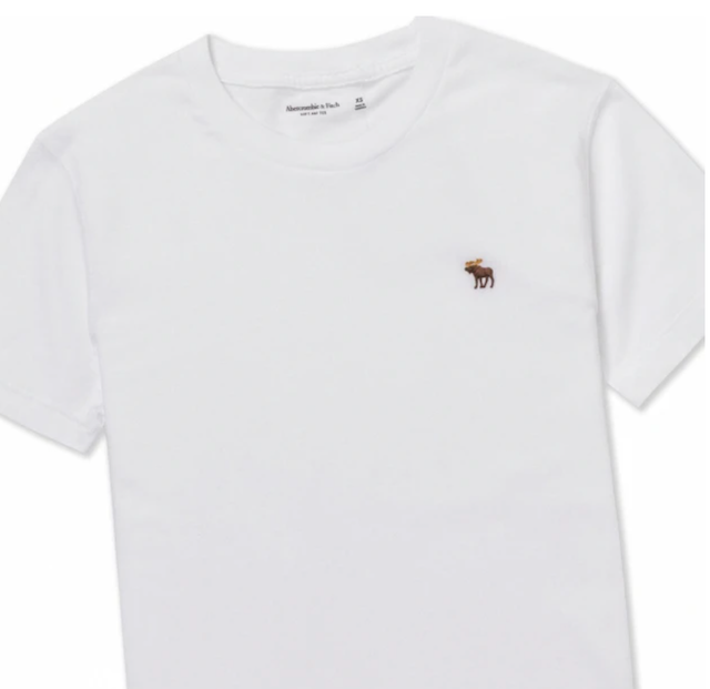 Abercrombie & Fitch 小鹿素面短袖T恤 1