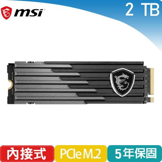 MSI微星 SPATIUM M480 PLAY 2TB Gen4 PCIe SSD 1
