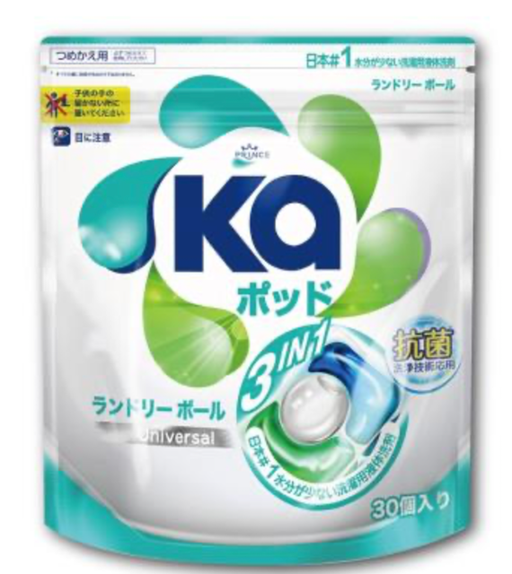 日本SEIKA 3合1超濃縮洗衣凝膠球 1