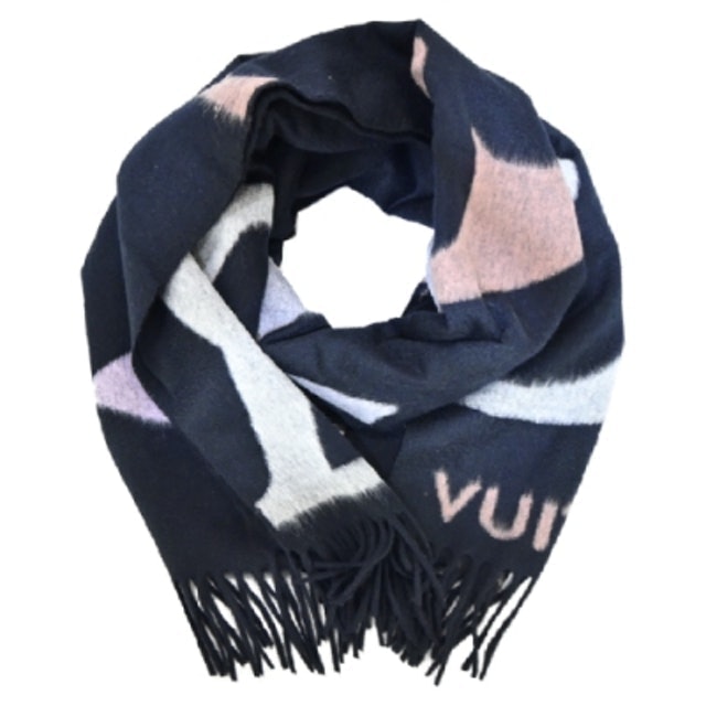 Louis Vuitton Ultimate Monogram LOGO羊毛圍巾 1