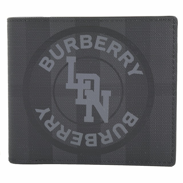 Burberry London 標誌格紋國際紙鈔對折短夾 1
