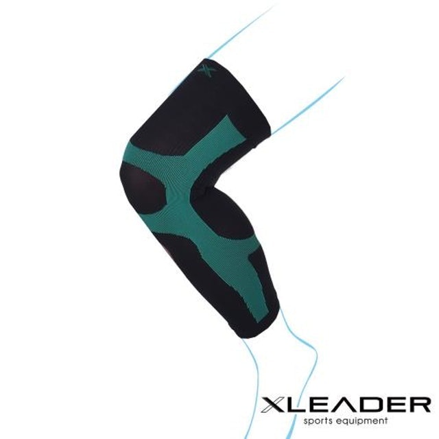 LEADER 進化版 X型運動壓縮護膝腿套 1