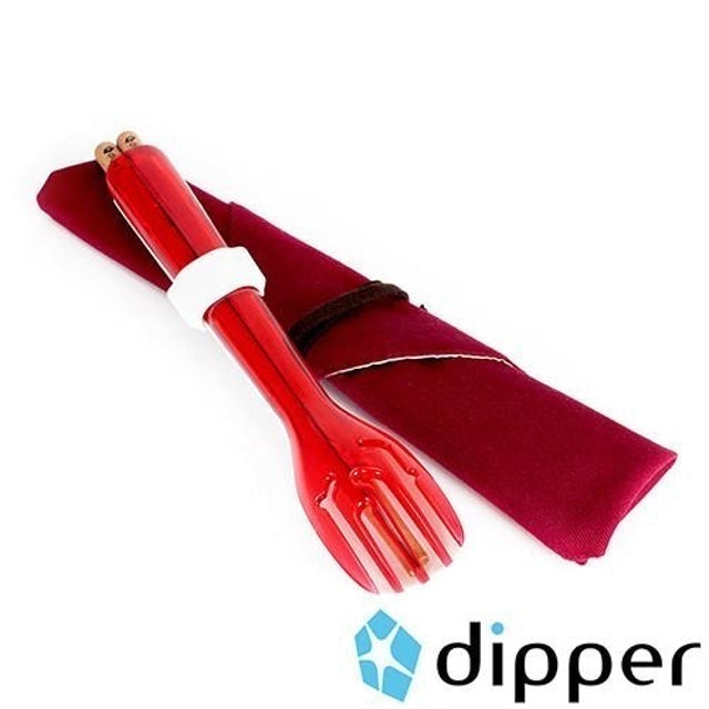 dipper 3合1紫檀木環保餐具組 1