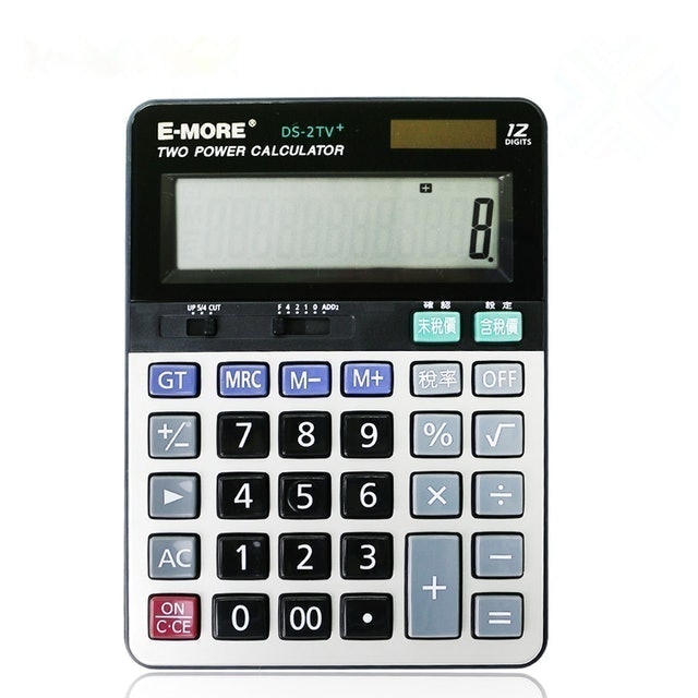 E-MORE  會計財務12位數計算機 1