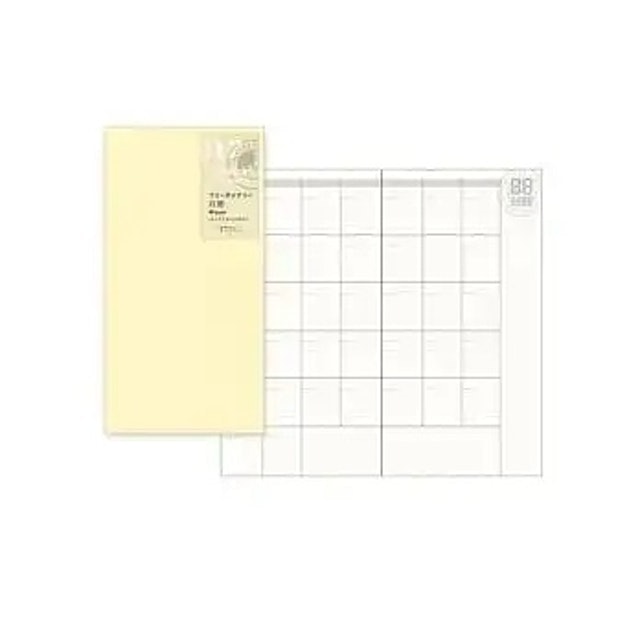 TRC Traveler’s Notebook Refill補充系列 017月間手帳 1
