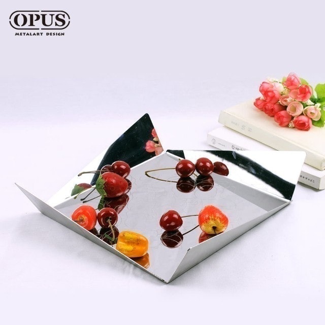 OPUS 東齊金工 不鏽鋼藝術系列 水果盤 1