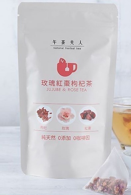 LADIES TEA午茶夫人 玫瑰紅棗枸杞茶 1