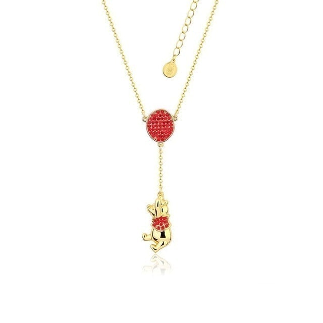 Disney Jewellery by Couture Kingdom 小熊維尼派對氣球鍍14K金水晶項鍊 1