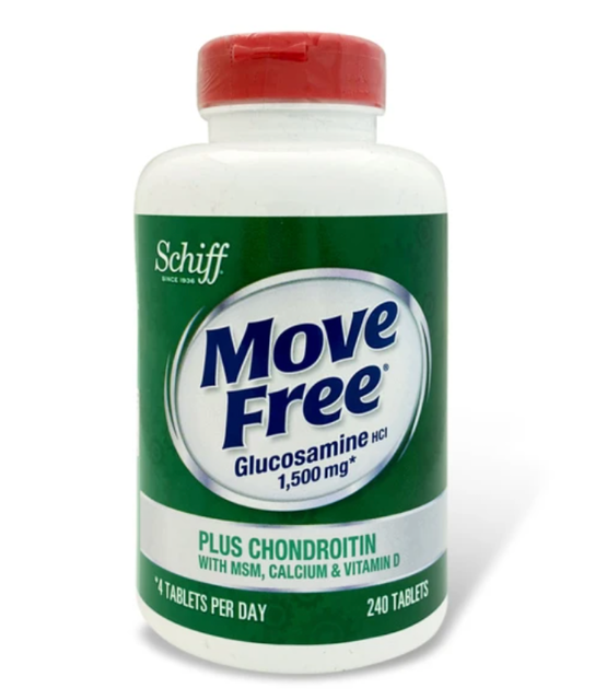 Move Free 葡萄糖胺+軟骨素+MSM+維生素D+鈣錠 1