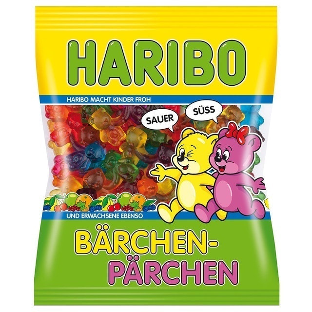 HARIBO哈瑞寶  BARCHEN-PARCHEN 熊熊情侶Q軟糖 1