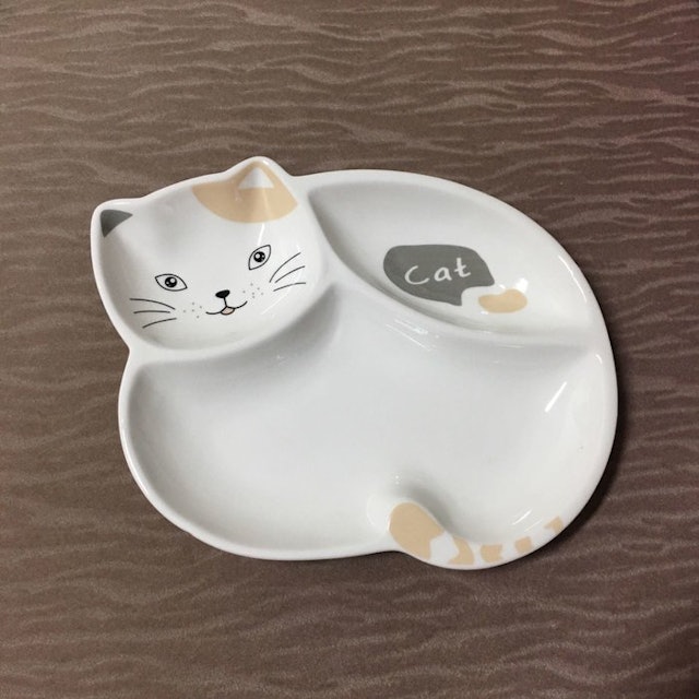 日式創意可愛小咪陶瓷餐盤 1