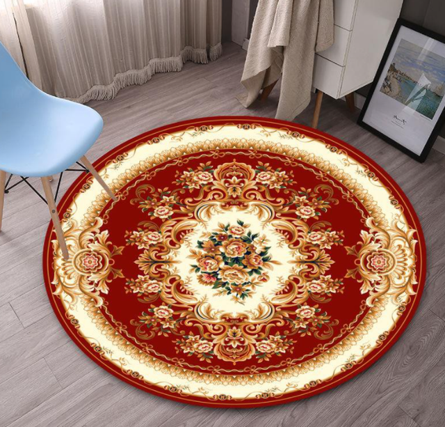 新款圓形歐式波斯地毯 1